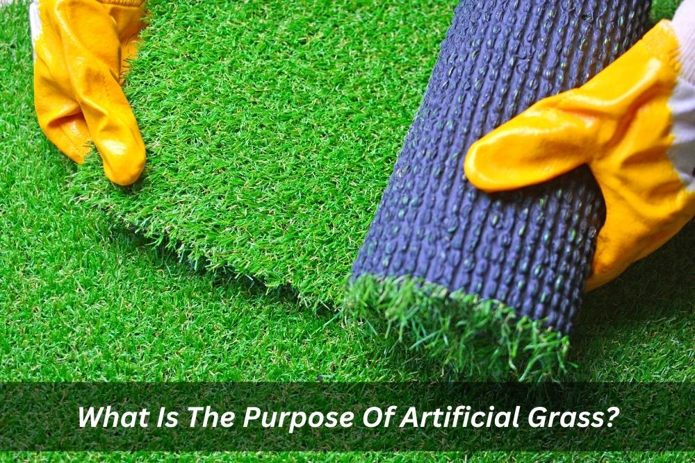 Image presents What Is The Purpose Of Artificial Grass - Best Artificial Grass