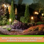 Image presents What Lighting Techniques Can Elevate Ambience in a Small Garden