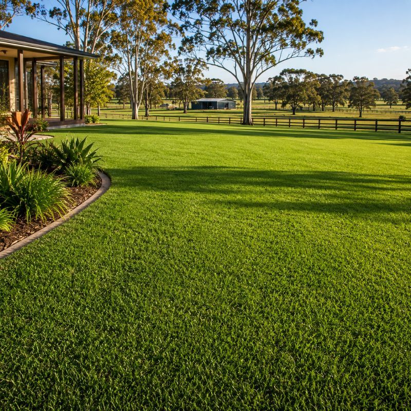 Buffalo lawn on rich river-flat soil in the Hawkesbury