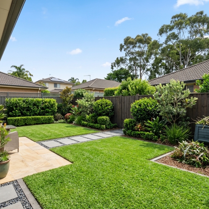 NDIS gardening services maintaining a tidy Sydney backyard